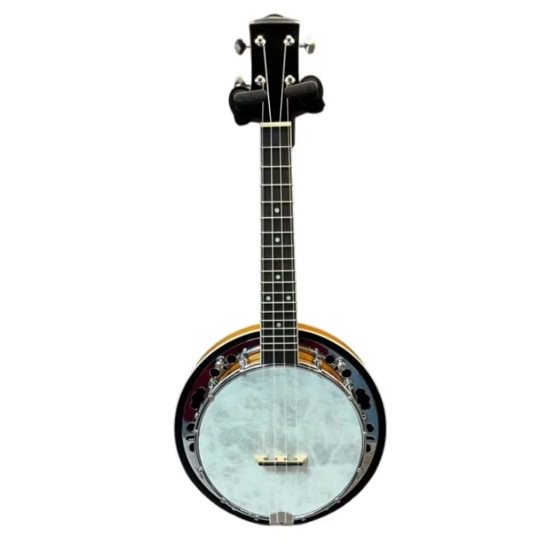 Four-string Banjo With Cover Mahogany Plywood Western Ethnic Instruments