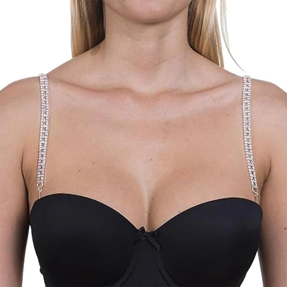 Sangles initiales creuses pour soutien-gorge, robe de mariée, sous-vêtements à la mode, accessoires vestisenspour patients, décoration en cristal, cadeau de bijoux Y2K