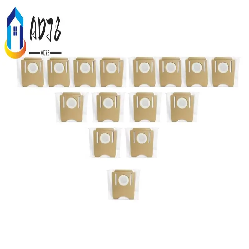 

AD78-для CLIEN T24/Tinkair RV50 Pro/Midea S8 S8 Plus Расходные материалы Мешок для пыли Нетканый мешок Аксессуары для подметальных машин Чистый инструмент