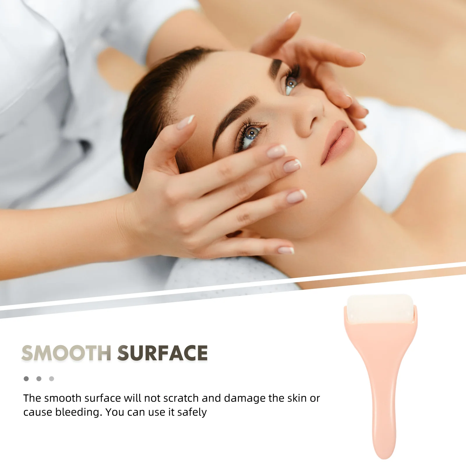 フェイシャルマッサージローラー ポータブル 顔用 しわ防止 スキンケアツール 滑らかな表面 傷なし 簡単操作 労力不要