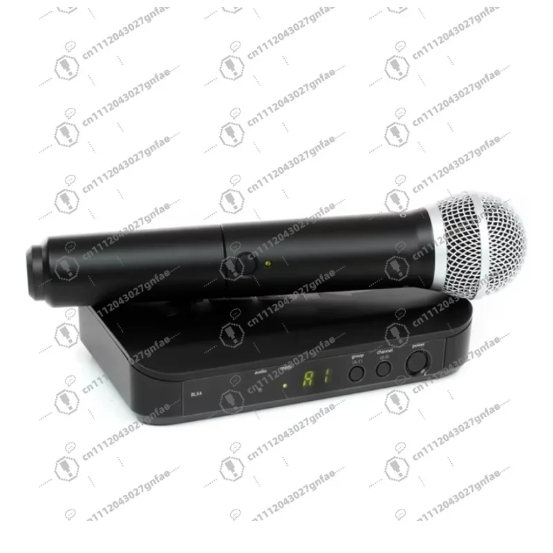 Professional 2-channel UHF handheld microphone BLX24 BLX4 BETA58A with XLR connector for church karaoke singing