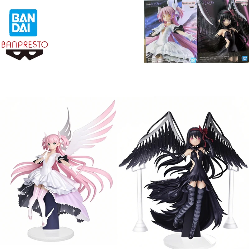 

Bandai Banpresto Puella Magi Madoka Magica The Rebellion Madoka Kaname Akemi Homura Anime Action Figures Model Gift Toy In Stock