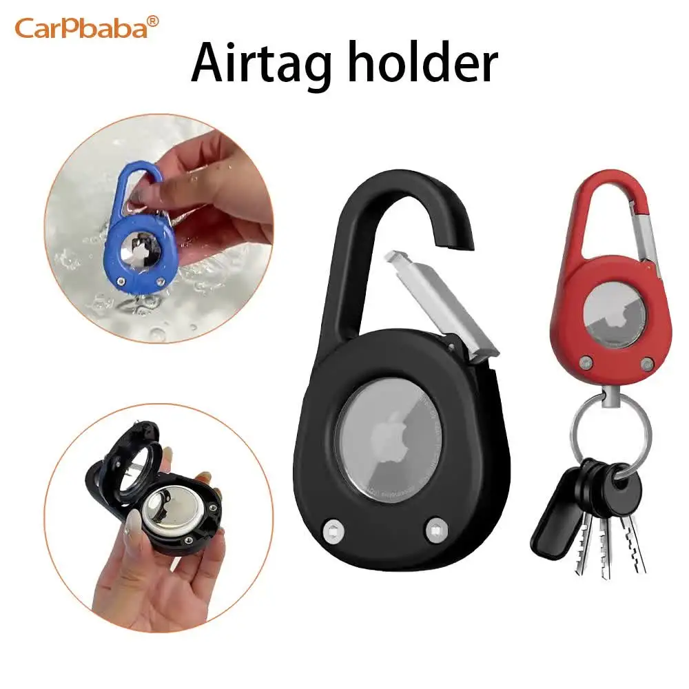Case For Apple Air Tag Holder With Keychain Hard PC Anti-Drop Airtags Key Chain Hard PC AntiDrop Airtags Key Chain Air Tag Case