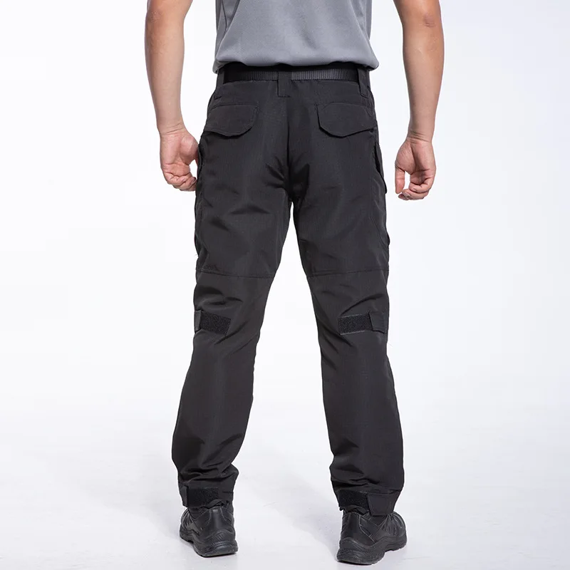 جديد IX5 السراويل التكتيكية الرجال في الهواء الطلق السراويل البضائع العسكرية متعددة جيب القتالية العمل بنطلون Ripstop كامو التنزه سروال التدريب #3