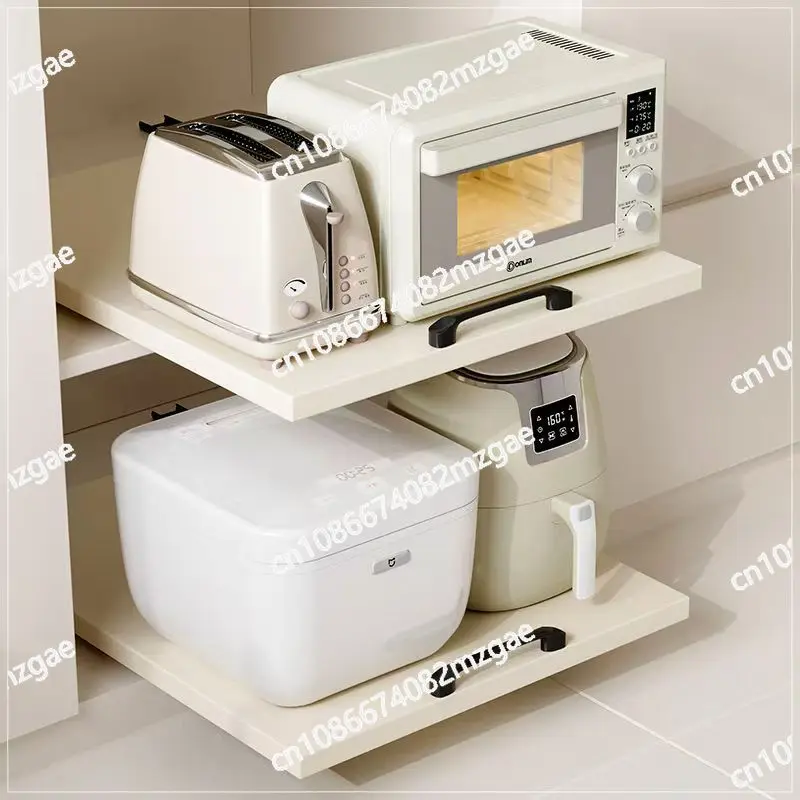 

Pull-out rack New multi-functional lower sink cabinet Pull basket Seasoning Dishes and cups Super deep storage box tray