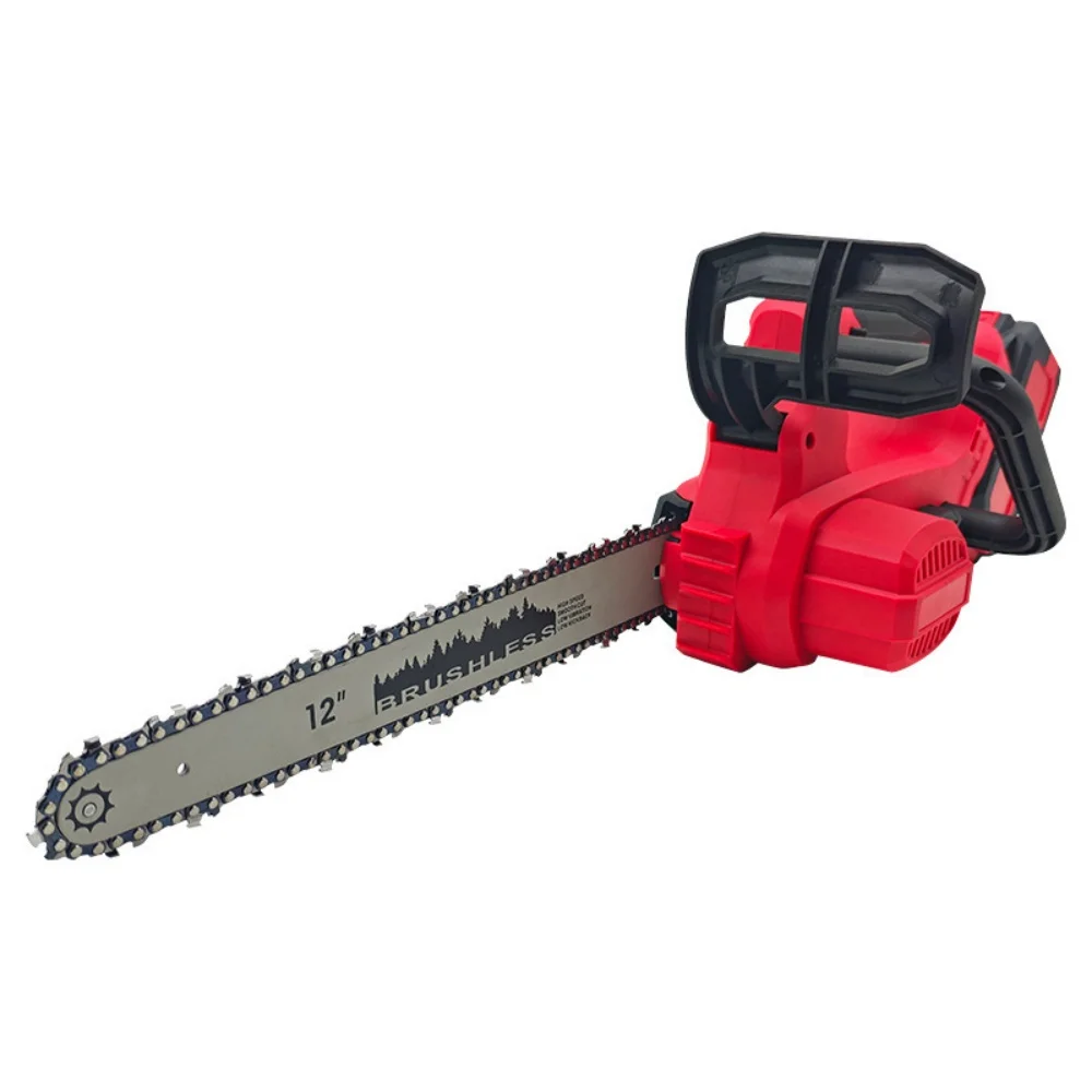 12 Inch Cordless Chainsaw Handheld Garden Electric Chain Saw for Tree Branch Wood Cutting For Milwaukee M18 Battery