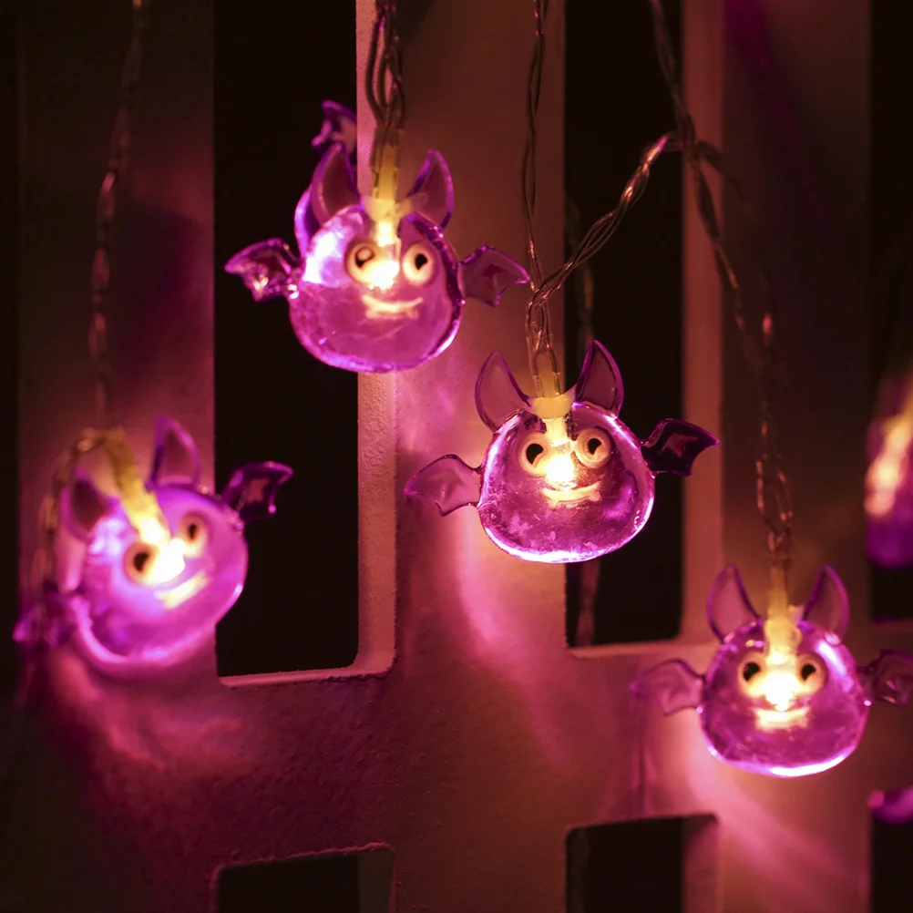 

20M 40Led Halloween String Lights Operated Warm White Led For Indoor Outdoor Party Decor Vintage Ghost Pumpkin Fairy