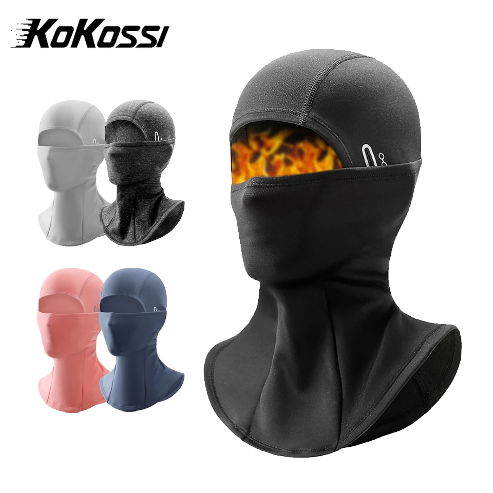 

KoKossi Windproof Winter Face Mask Fleece Warm Cycling Cap Hat Sport Training Scarf Balaclava Motorcycle Running Neck Warmer