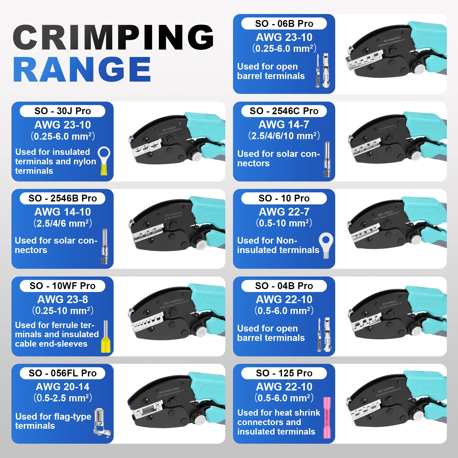 เครื่องมือย้ำสายไฟแบบมืออาชีพส - Mc4 Crimping Tool บทวิจารณ์และราคา