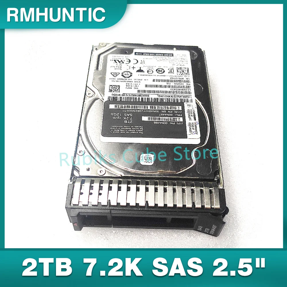 For IBM Server Hard Disk X3650 M4 X3850 X5 00NA497 2TB 7.2K SAS 2.5