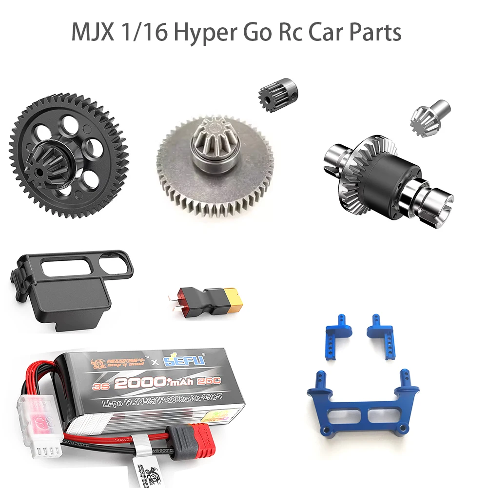 Rc Cars Parts Compatible with MJX 1/16 16208 16209 16210 Hyper GO H16BM H16GT H16DR fit hyper go 16281 16420 16401 16402