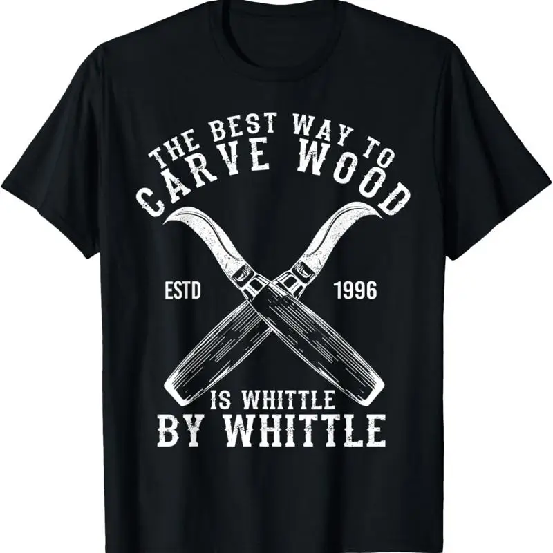 Funny Wood Carving Whittling Woodworking Carpenter vintage T Shirt