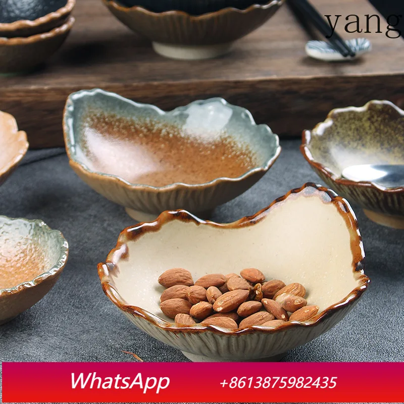 

LMM Household Flavor Dish Dipping with Vinegar Dish Sauce Shaped Salad Bowl Tableware