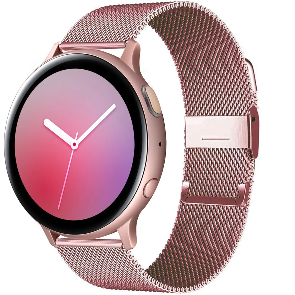 

Ремешок «Миланская петля» для Samsung Galaxy Watch 6/5/4 40 мм 44 мм 5 Pro 45 мм, металлический браслет для наручных часов 6 Classic 43 мм 47 мм