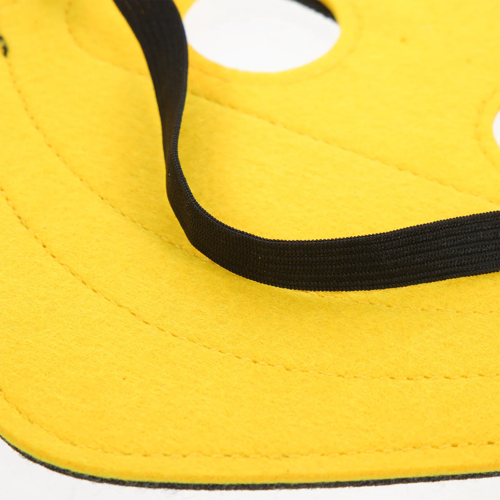 3 szt. filcowych pasków do maski na imprezę cosplay, czarna piankowa maska na twarz z elastycznym paskiem do cosplayu domowego