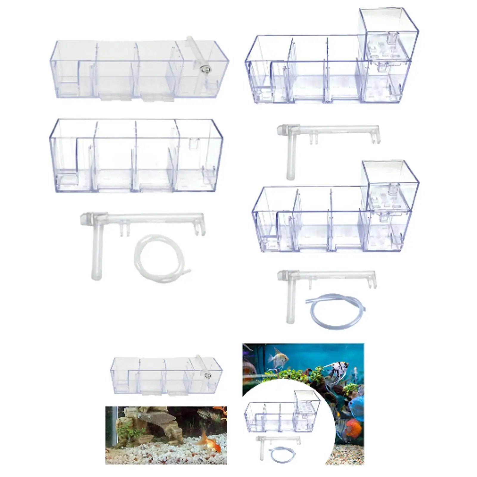 Aquarium Filter, Quiet, , Easy to Install, Lightweight And Suspended