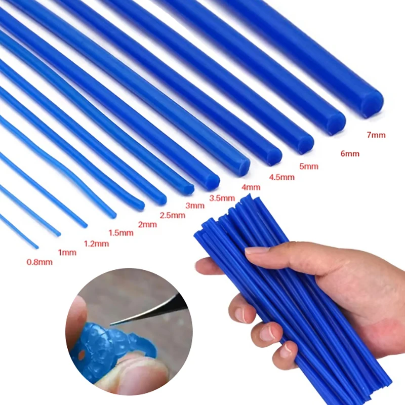 100Pcs/Box Dental Wax Line Sprue Stick Wax Line 0.8MM-7.0MM Dental Laboratory Wax Line Available Oral Tools