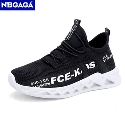 Children Sneakers for Boys Mesh Breathable Running Sports Shoes Kids Girls Flat Casual Shoes Comfortable Walking Footwear