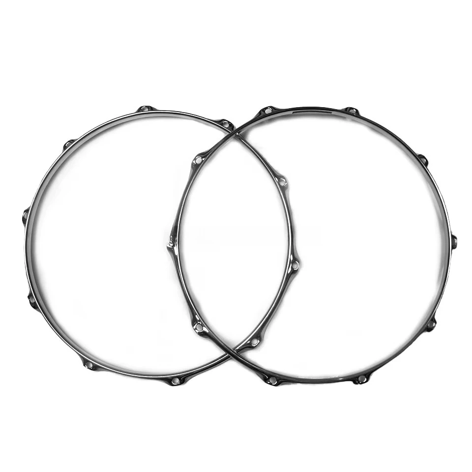 2.3Mm 14 inch 10 hole press three flanged small drum hoop rims 14 pairs