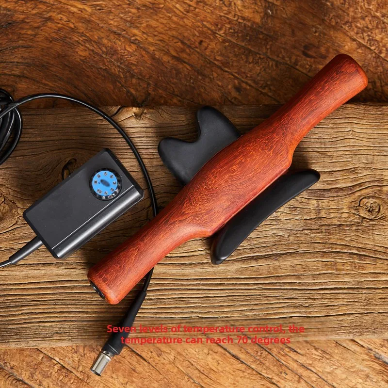 

Electric Moxibustion Equipment Hot Stone Scraping Knife Electric Heating Scraper Warm Moxibustion Instrument for Spine Open Back
