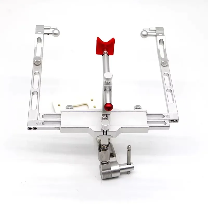 New Dental Face Arch Fully Adjustable Jaw Frame Universal Joint Tooth Plate Transfer Table Magnetic Base