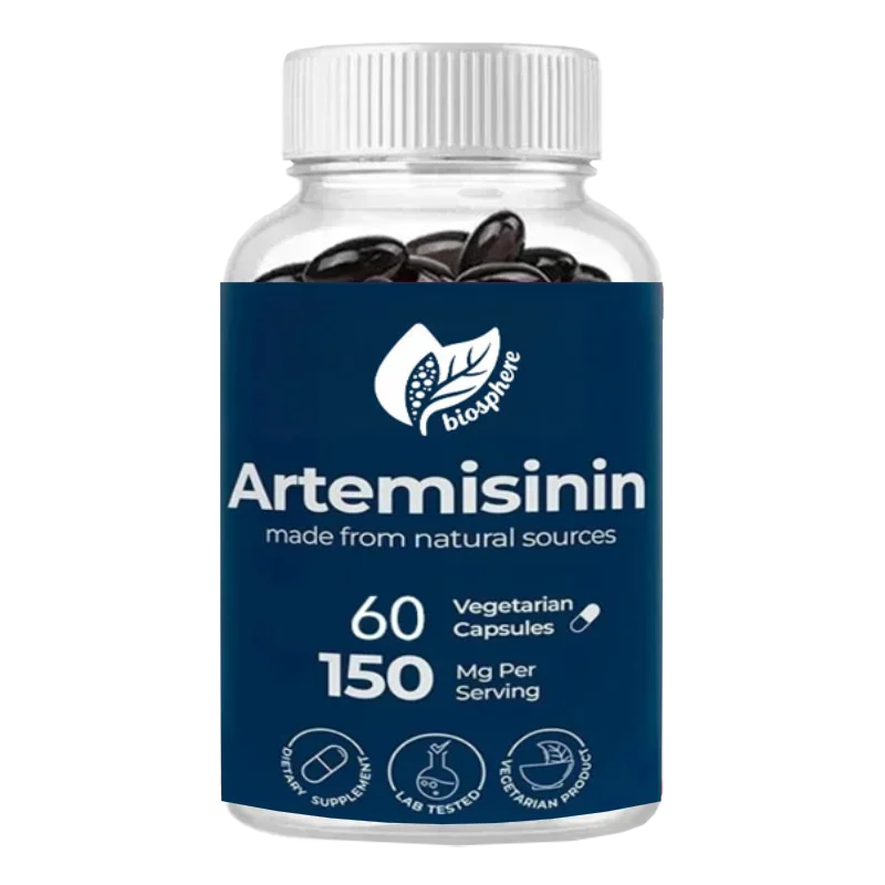 

Artemisinin 150mg Supplement - Extracted From Sweet Mugwort, 60 Vegetarian Capsules for Daily Health