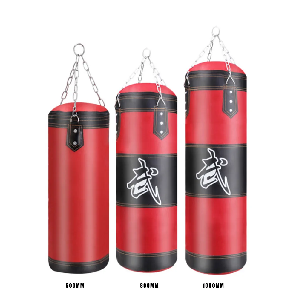 2021 New Professional Boxing Bag Set Hanging Kick Fight Sandbag Muay Thai Empty-heavy Boxing Bag