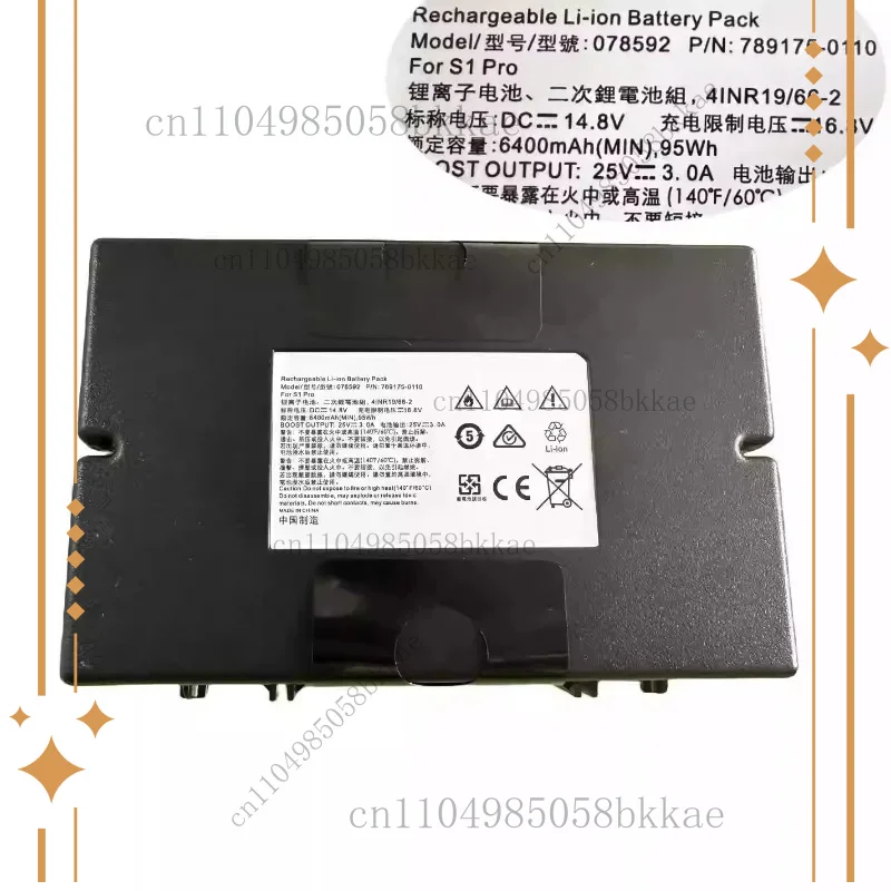 

New 078592 Replacement Battery for Bose S1 Pro 078592 789175 789175-0110 Genuine Battery 6400mAh High Capacity Bateria