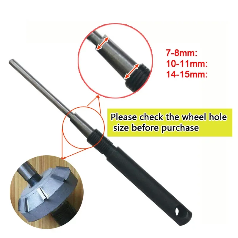 Hard Alloy Grinding Wheels Reamer Handle Cutter Bar Pilot Stick Holder for Motorcycle Valve Diamond Car Engine Valve Seat Repair