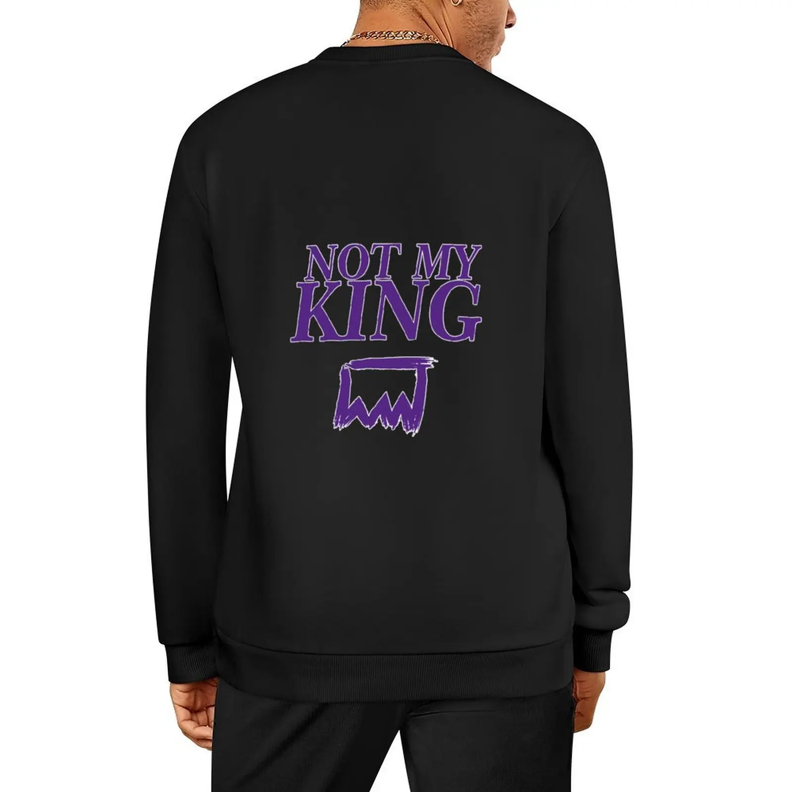 

Not My king Pullover japanese style men wear graphic t shirts men autumn new products hoody