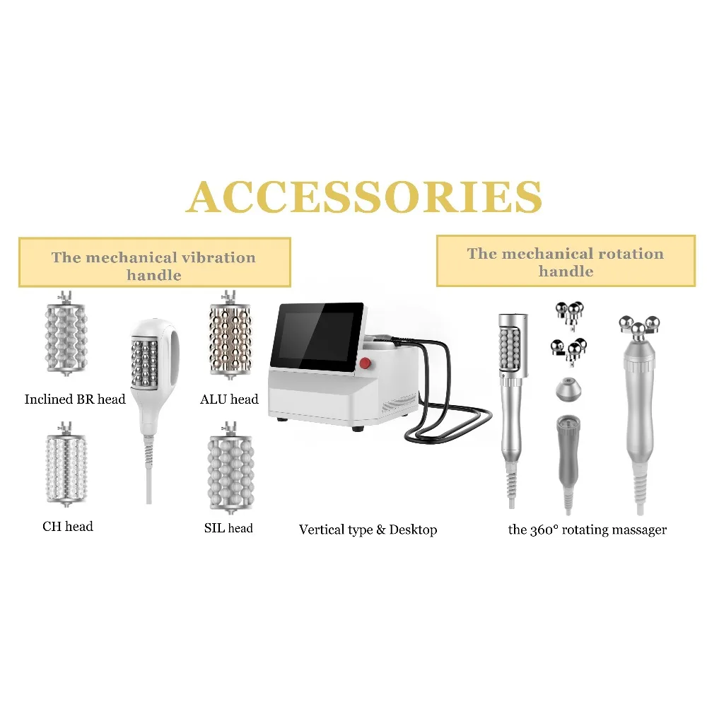 

2 Handles Celluslim Inner Ball Roller Massage CelluSphere Derma Ball Bearing Roller Massage Machine Orange Reduce Beauty Machine