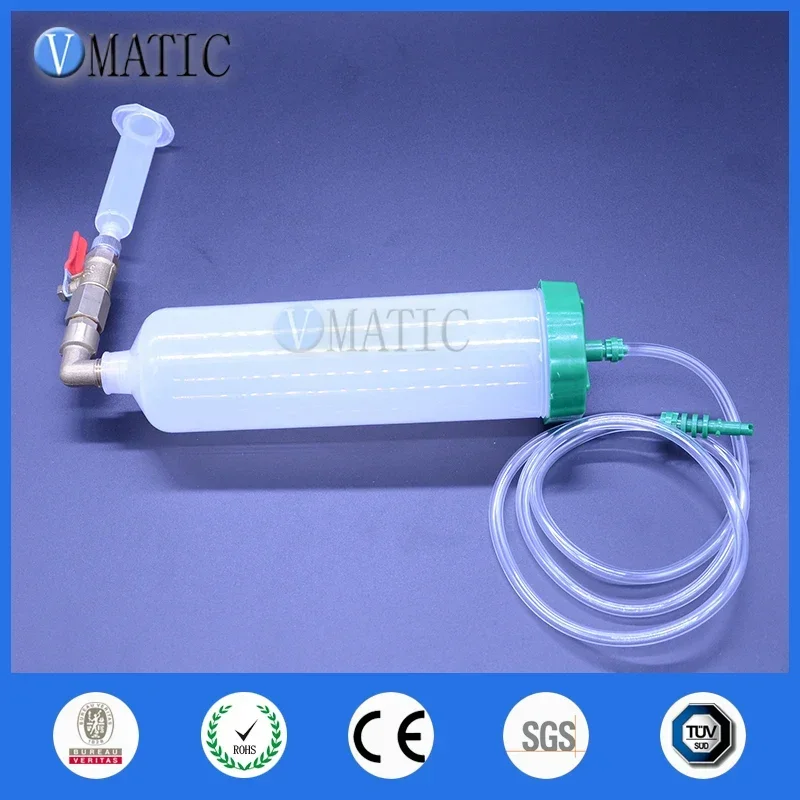 Free Shipping Glue Filling Equipment With 1 Pc 300 Cc / Ml Pneumatic Syringe With 1 Pc 10 Cc / Ml Syringe & Adapter