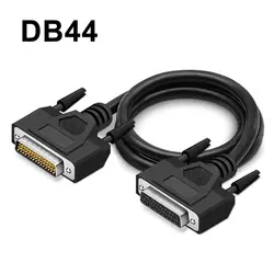 DB44 Pure Copper Extension Cable Male to Male to Female 3 Row of 44Pin Data Cord Industrial Grade CNC Programmer Signal Wire