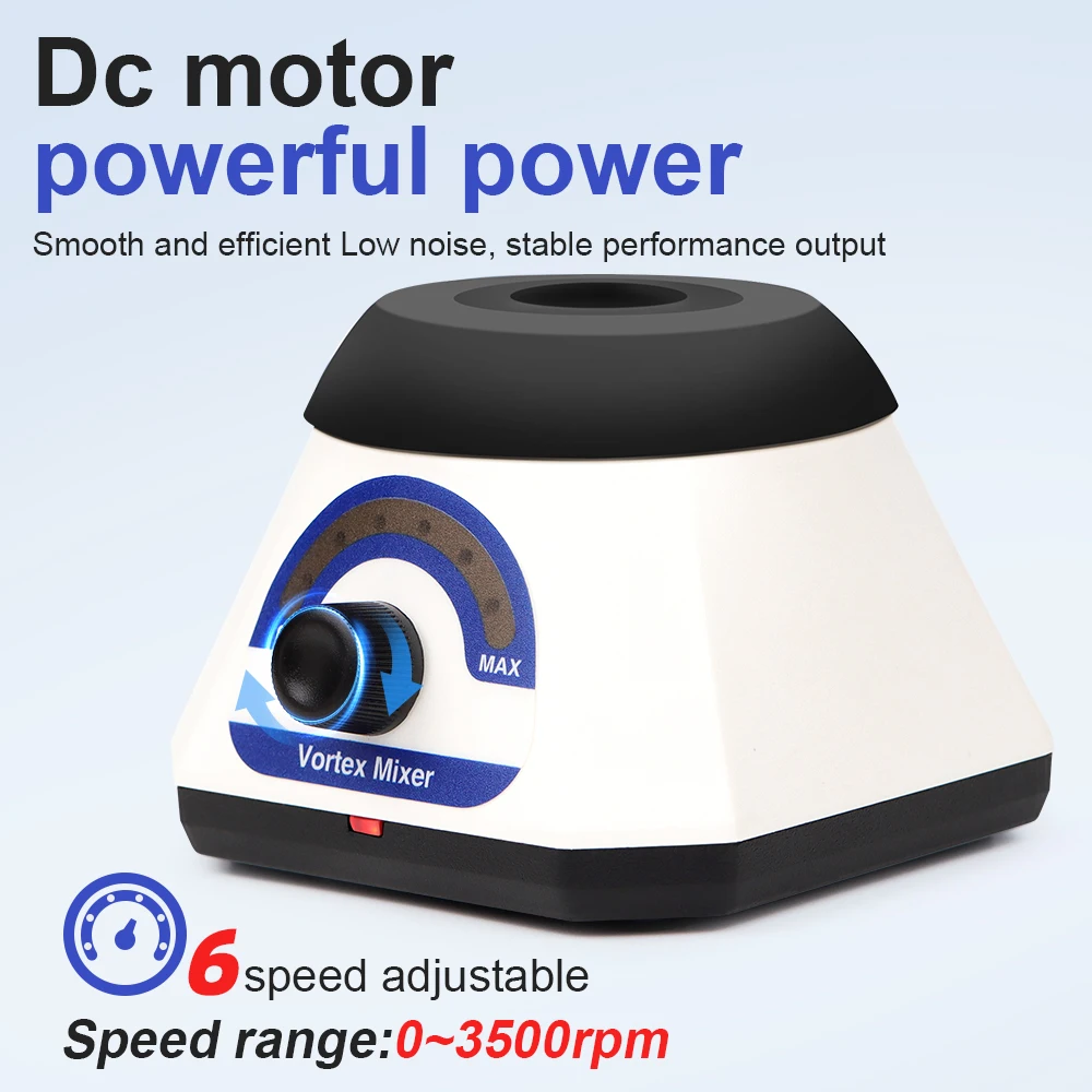 VM1S Mini Vortex Mixer 3500rpm Adjustable Speed Mixer 50ml Liquid Shaker Eectronic Blender Tattoo Ink Nails Polish Swirl Mixer