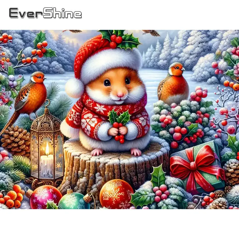 Evershine Diamant-Malerei, Hund, Tier, Strass-Bilder, Cartoon-Diamant-Stickerei, Brücke, buntes Kunsthandwerk, handgefertigtes Geschenk