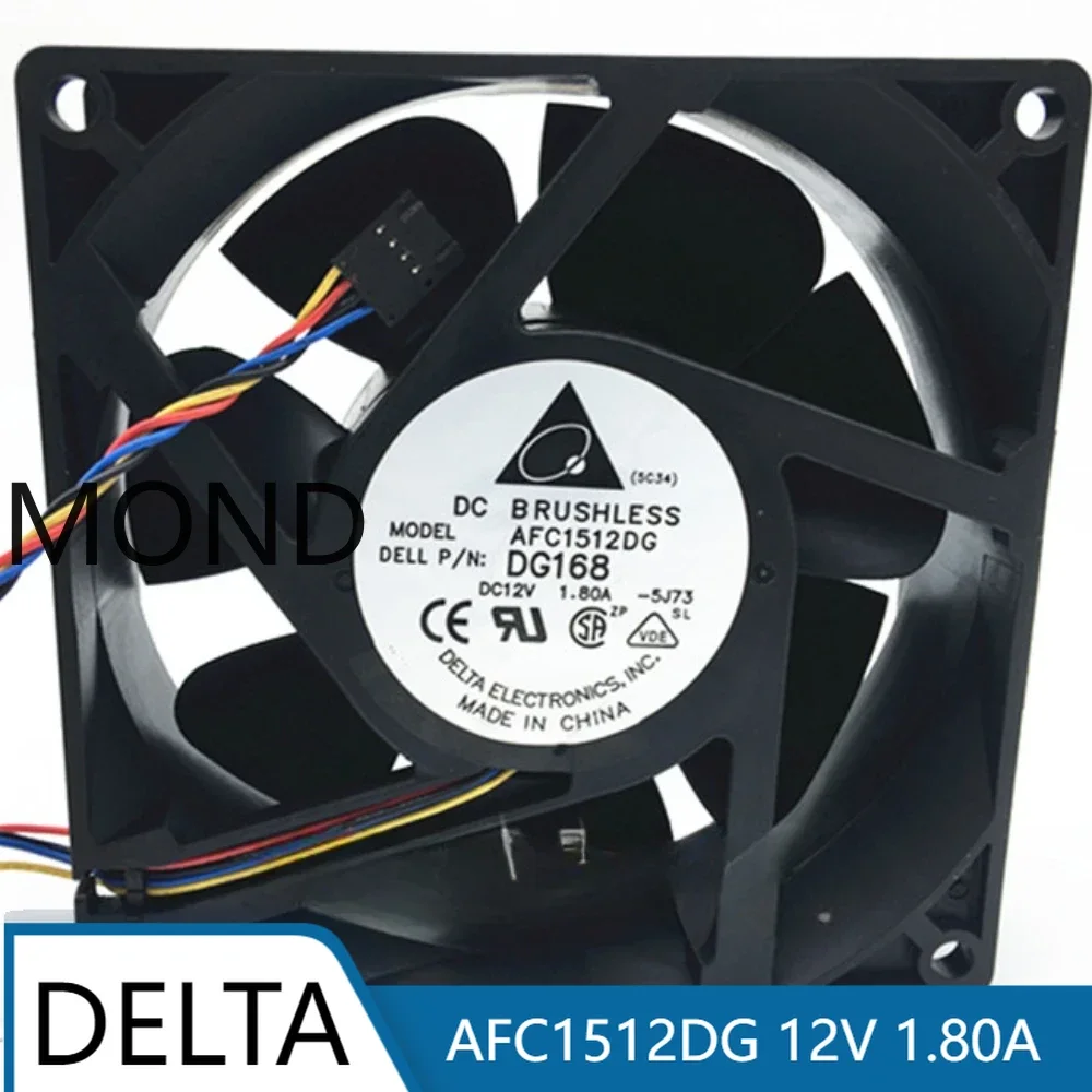 Delta 15050 12V 1.80A AFC1512DG DG168 15CM high air volume and high-speed cooling new fan