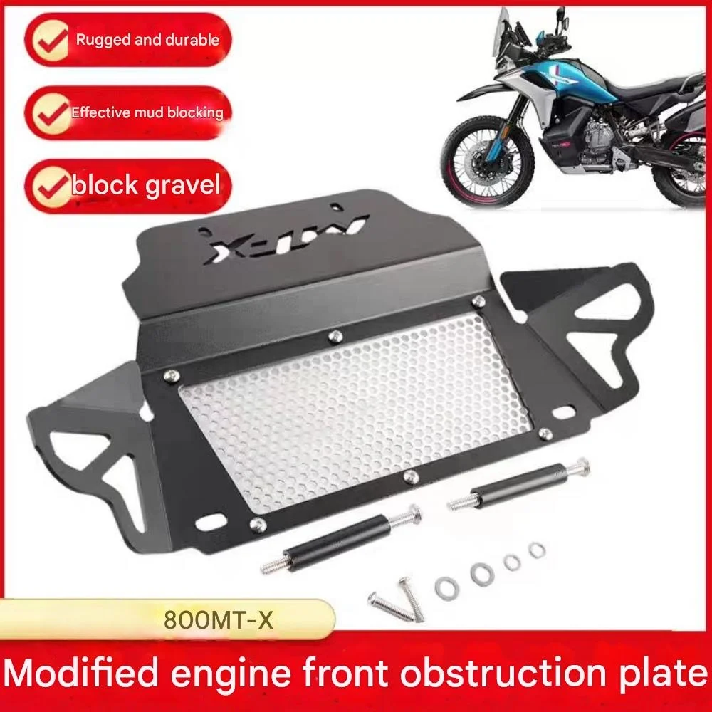 Compatible with 800MT-X engine front storage cover, front wheel mud flap modification parts, non-destructive installation 800MT