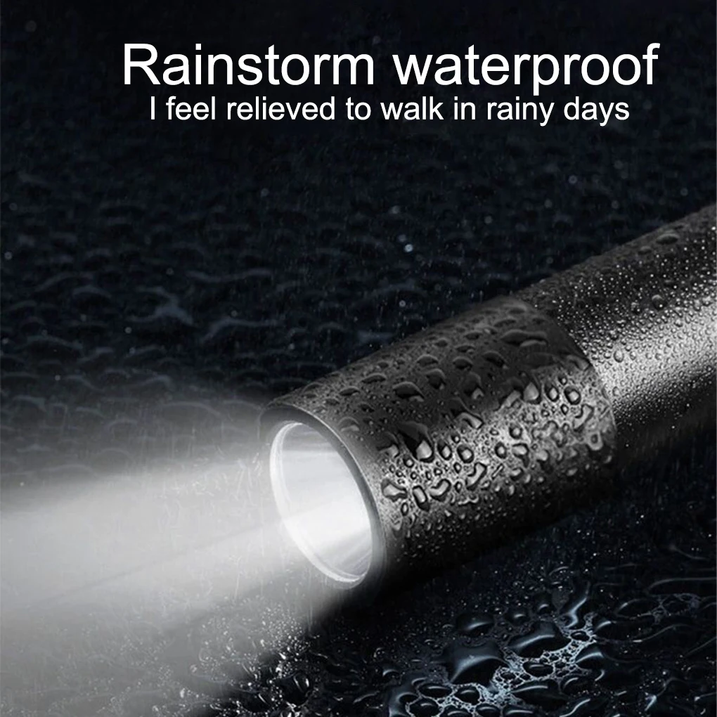 Torch Mini Clear Waterproof Flashlight Corrosion Simple Lamp Fishing