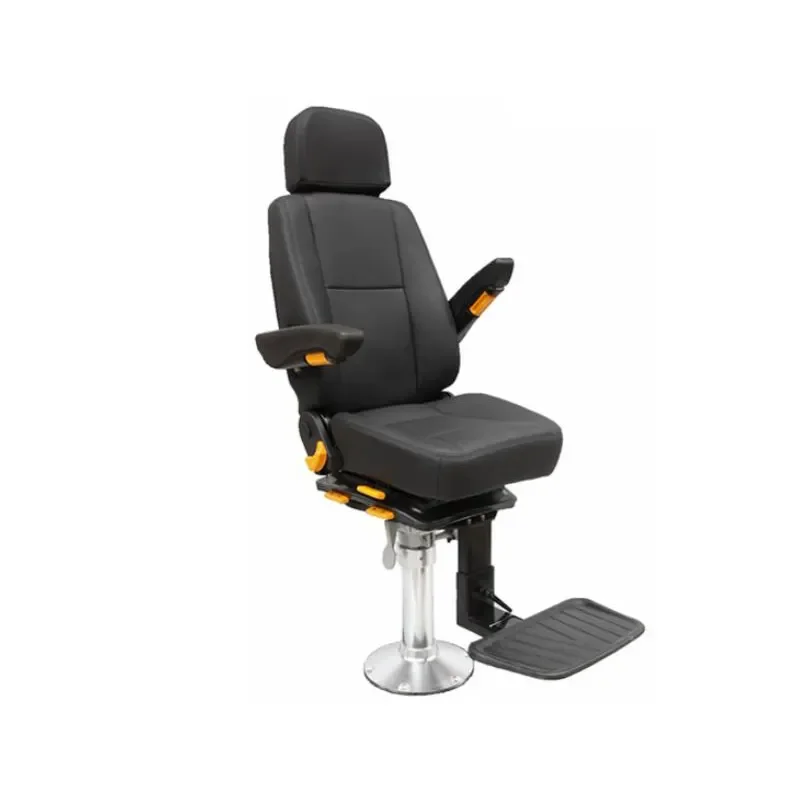 

Sinooutput Marine Navigation Captain Chair Model TR001 TR002 PU Material Adjustable With Slide