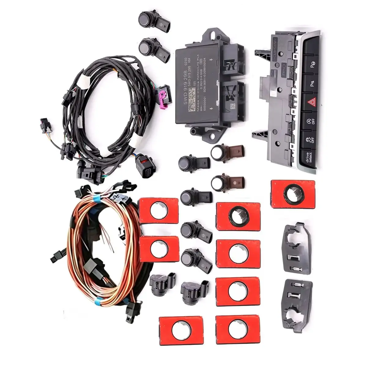 Full 12K Park Pilot Retrofit Kit - For Audi A3 8Y PLA PDC AUTO Parking Assist System