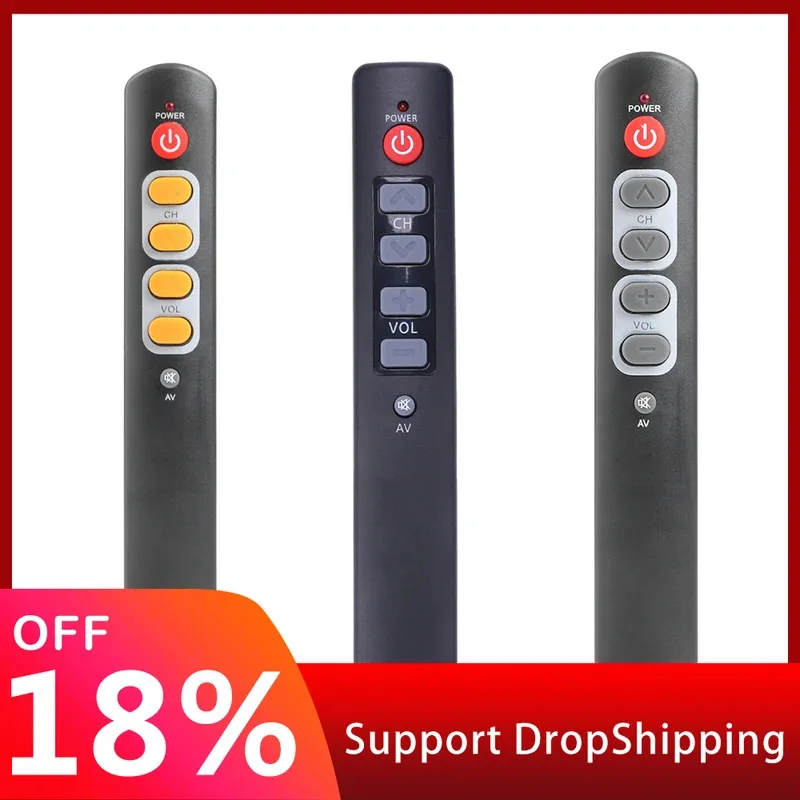 Universal 6-Button Learning Remote Control-Infrared IR Duplicator for TV/STB/DVD/DVB/HIFI/VCR/SAT, Copy Code Controller with