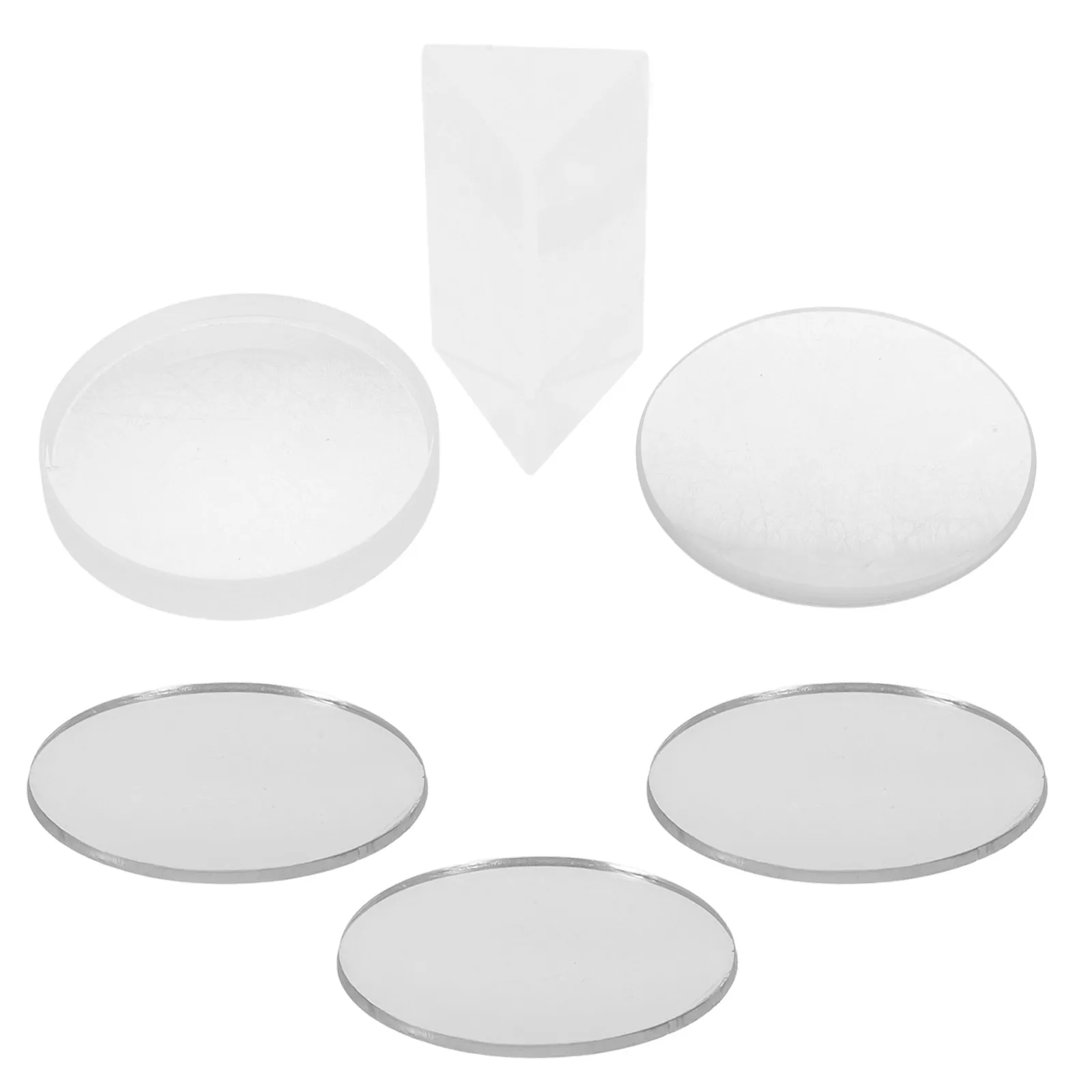 

Набор оптических линз: выпуклые и вогнутые стеклянные линзы для научных экспериментов, фотографии и телескопов