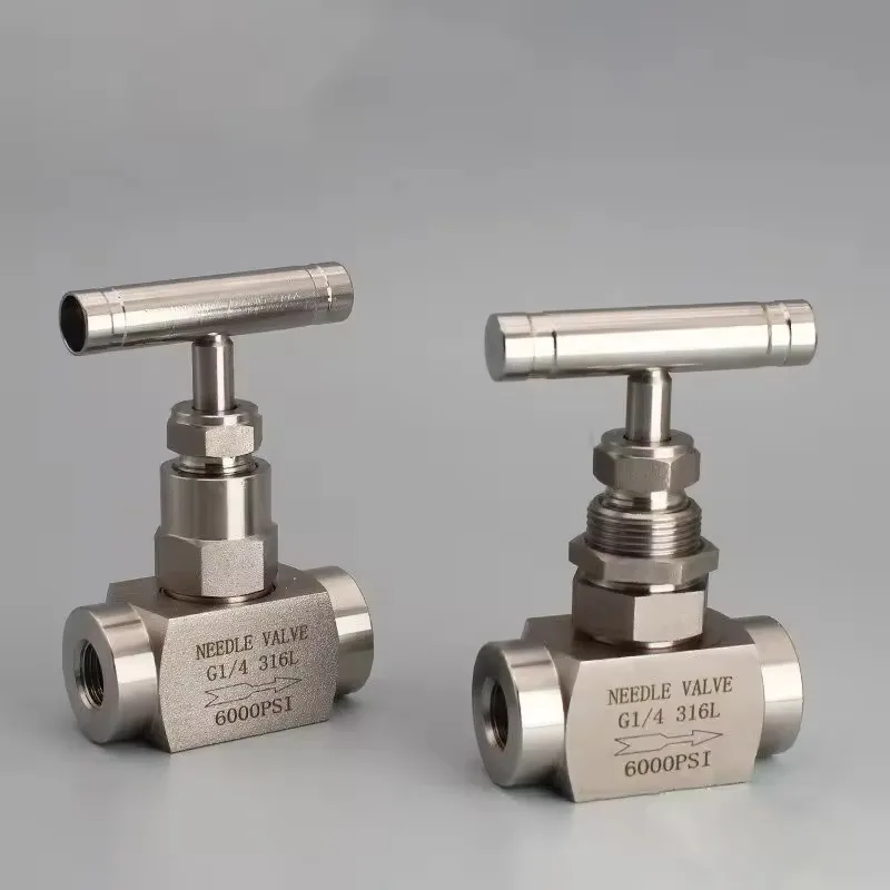 High Pressure Needle Valve (304/316L Stainless Steel) - 1/8