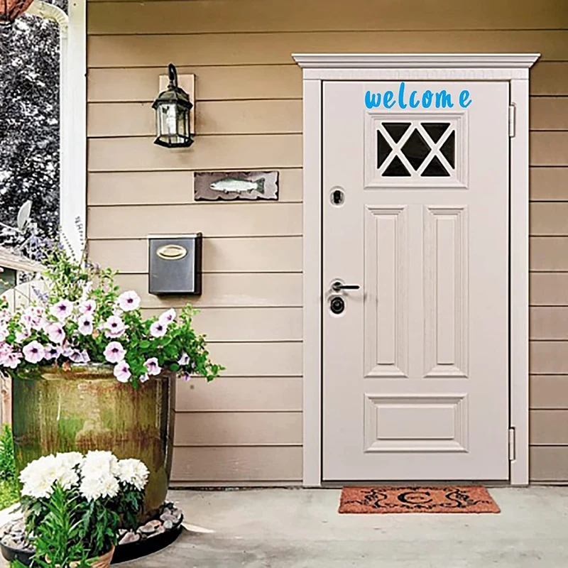 14 Sheets Vinyl Letters Numbers Kit Self Adhesive Letter Stickers Waterproof Mailbox Numbers Sticker (Multicolor)