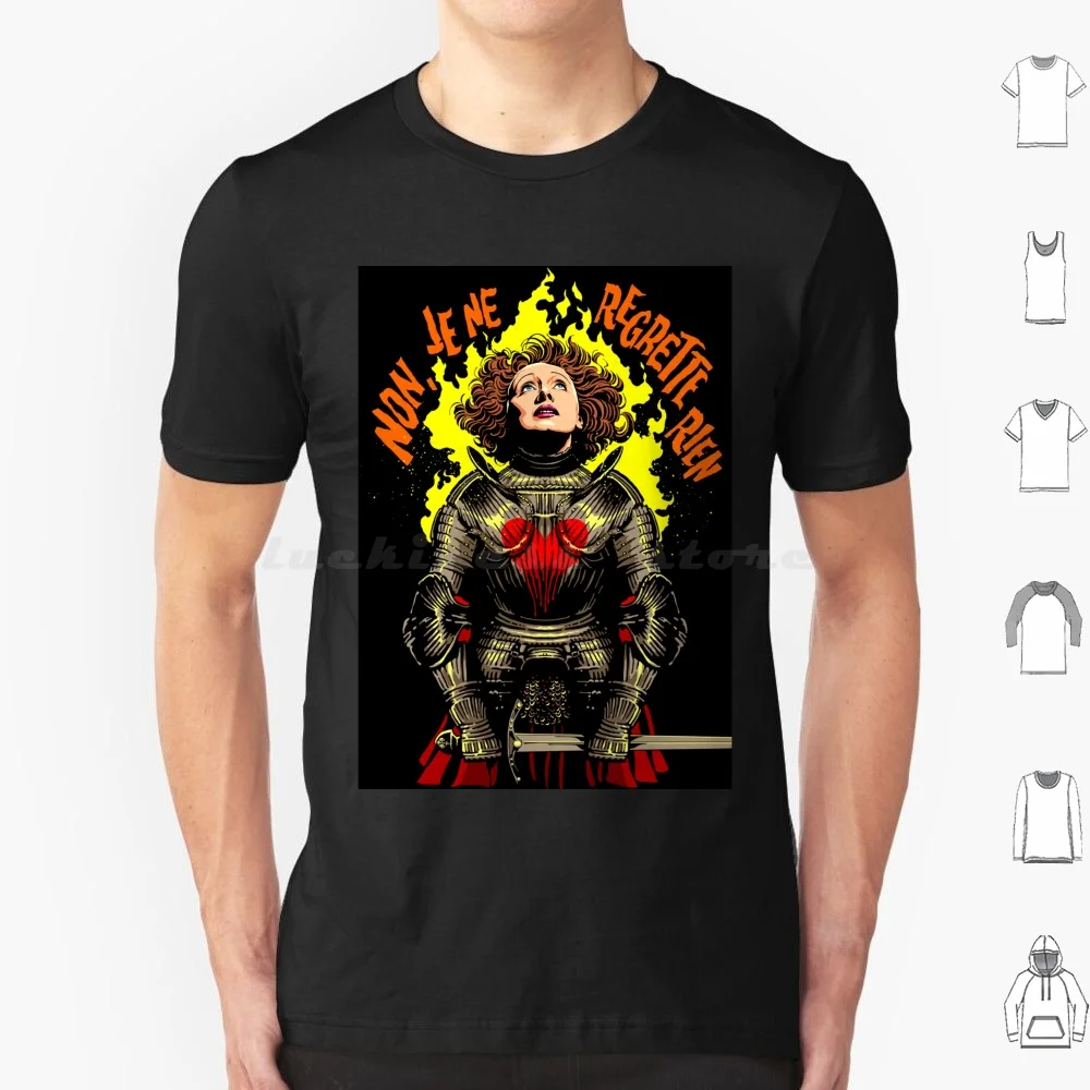 The Sparrow T Shirt Cotton Men Women DIY Print France French War Soldier Patron Saint Hundred Years Orleans Cabaret Singer