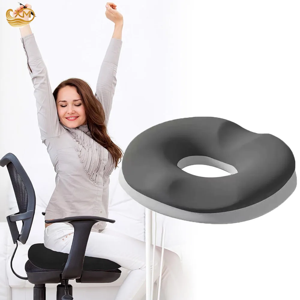 Pillow Seat Cushion for Tailbone Pain Hemorrhoid Pillow with Pressure Relief Hole Donut Seat Cushion for Office & Home