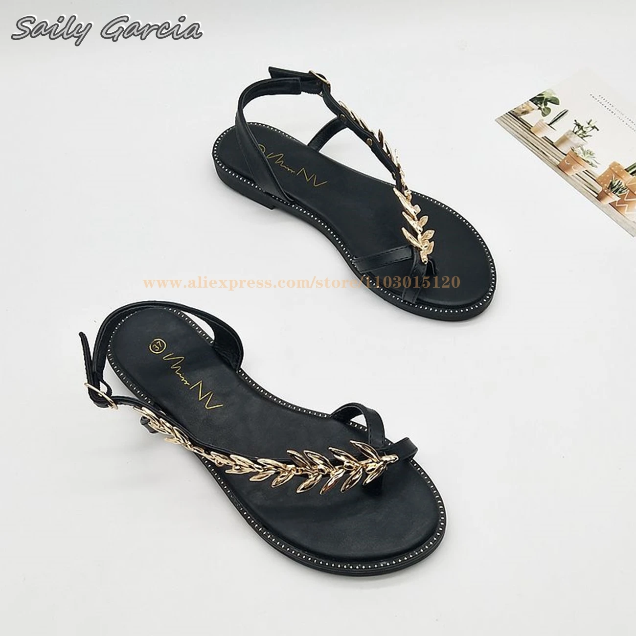 Rertro Metall dekoration Schnalle Riemen Strands andalen 2024 Sommer neue All-Match-Freizeit schuhe Open Toe sexy Damen Sandalen