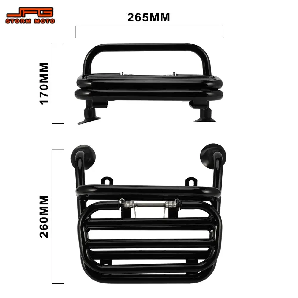 Front Luggage Rack Motorcycles Accessories For HONDA NS LA125 NS125LA Rack Support Carrier Holder Suitcase Shelf Motorbike Iron