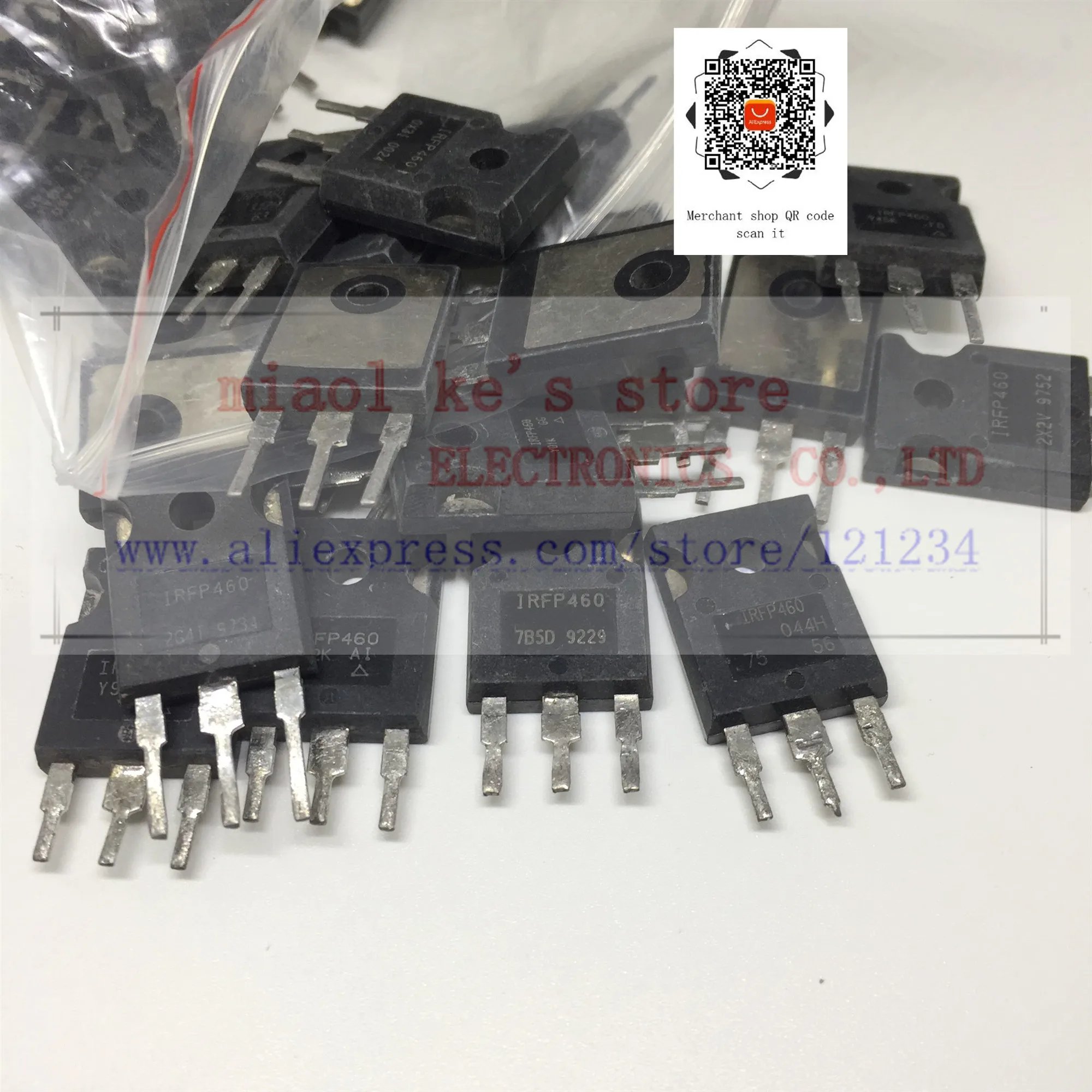 [ 50pcs ] IRFP460 IRFP460N IRFP460PBF IRFP460NPBF - MOSFET N-CH pval(2068) 500V 20A 280W TO-247-3(TO-247AC) - (With tin) Origina