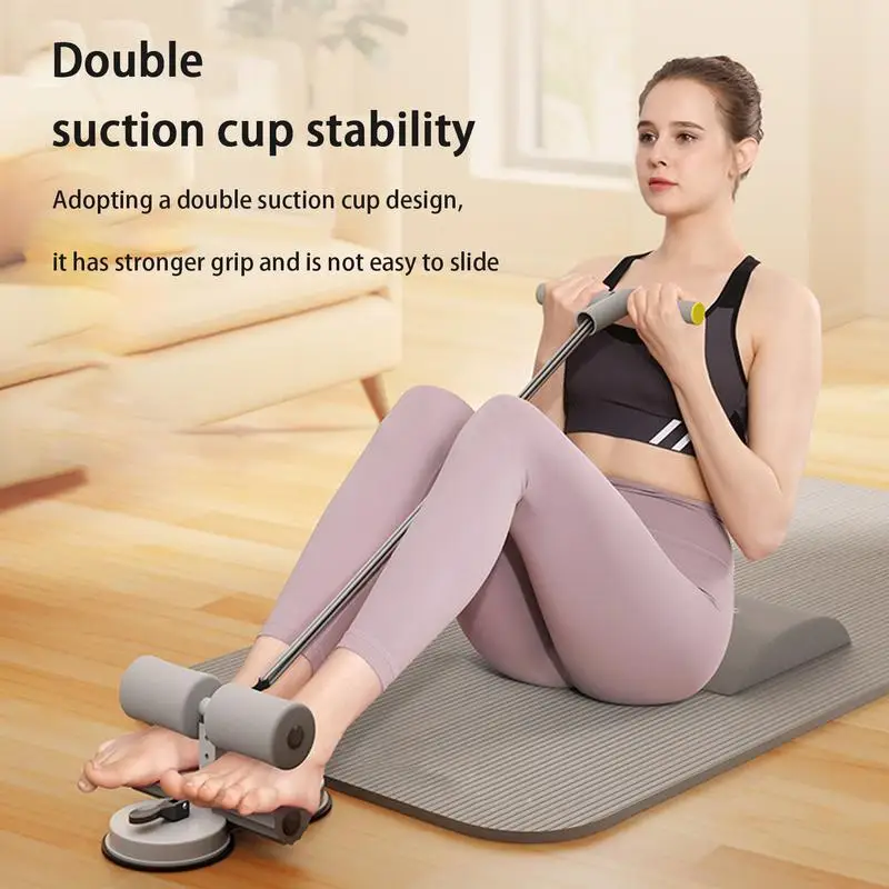 Sit Up Assistant Abdominal Core Workout Sit Up Bar Fitness Sit Ups Exercise Equipment Portable Suction Sport Home Gym Dropship